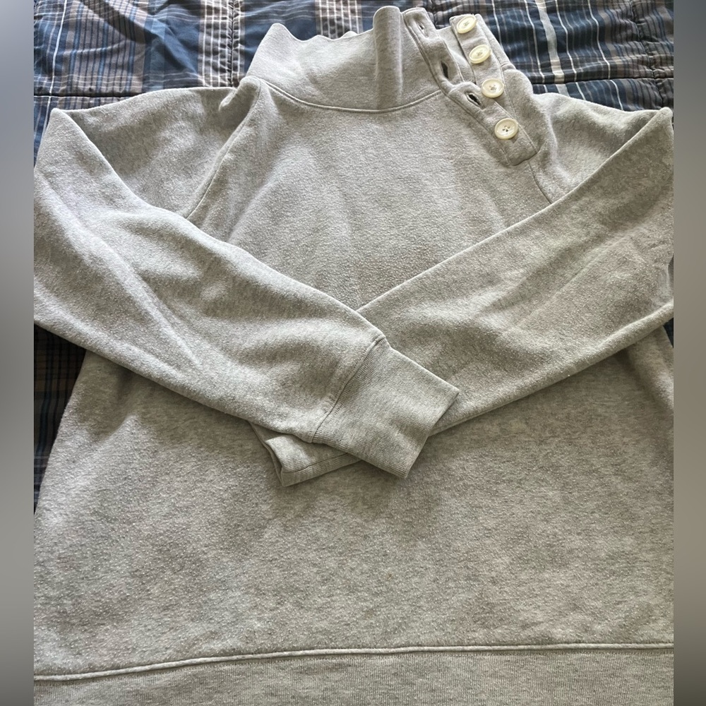J Crew mock turtleneck sweatshirt